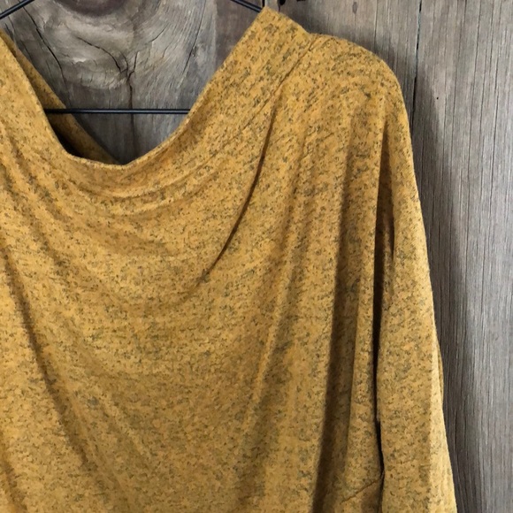 Fantastic Fawn Mustard Off The Shoulder Sweater - Picture 3 of 8